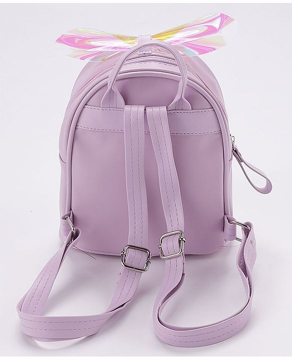 Babyhug Sequined Fashion Backpack - Pink