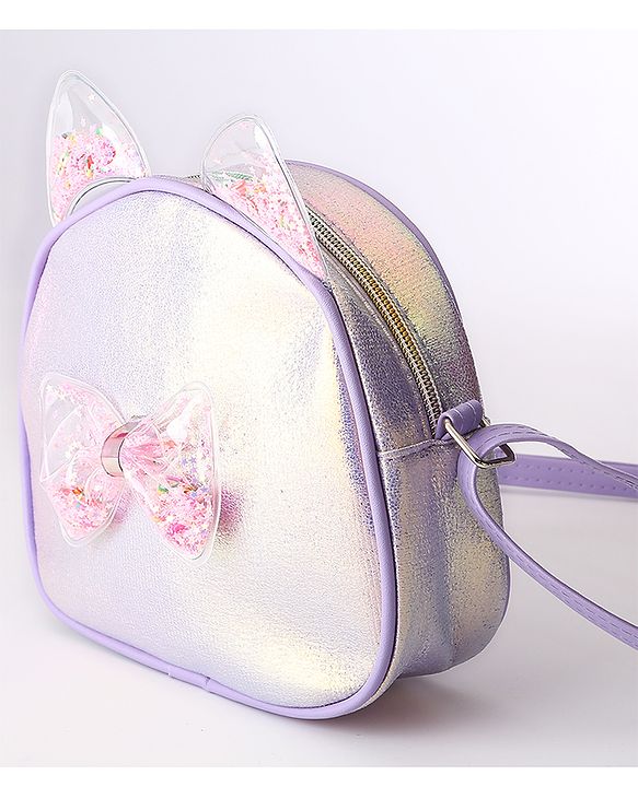 Babyhug Sling Bag with Bow - Purple