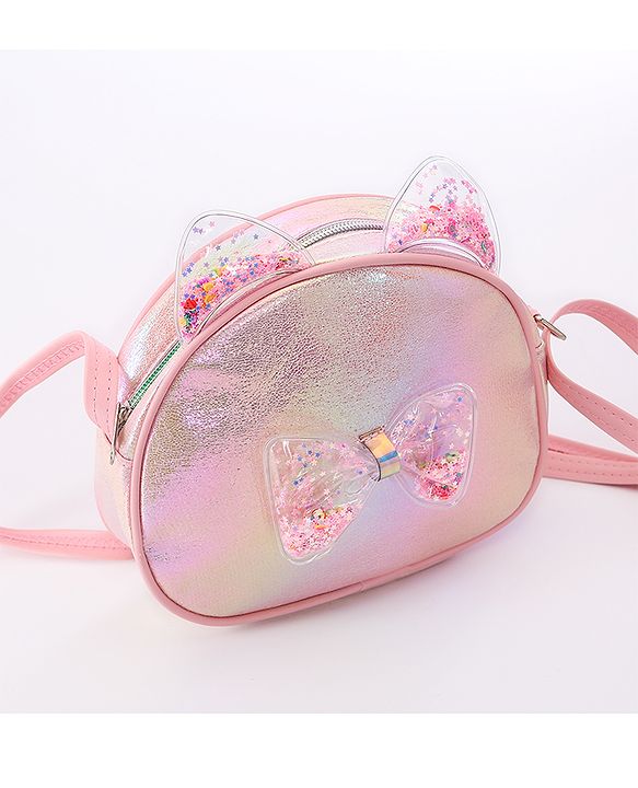 Babyhug Sling Bag with Bow - Purple