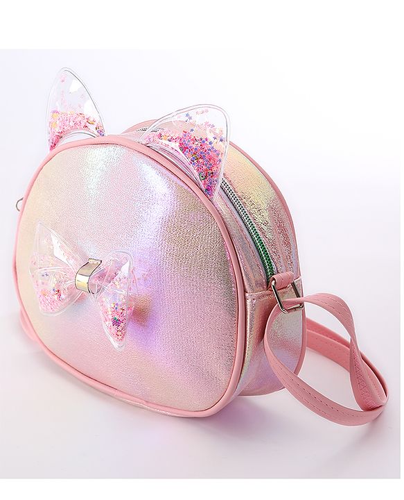 Babyhug Sling Bag with Bow - Purple