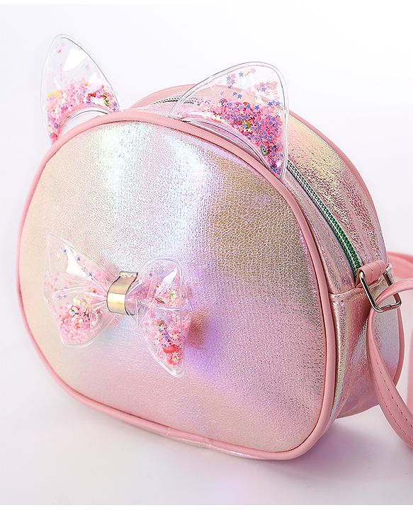 Babyhug Sling Bag with Bow - Purple