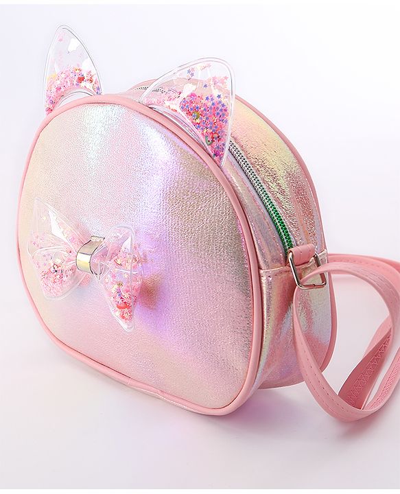 Babyhug Sling Bag with Bow - Purple