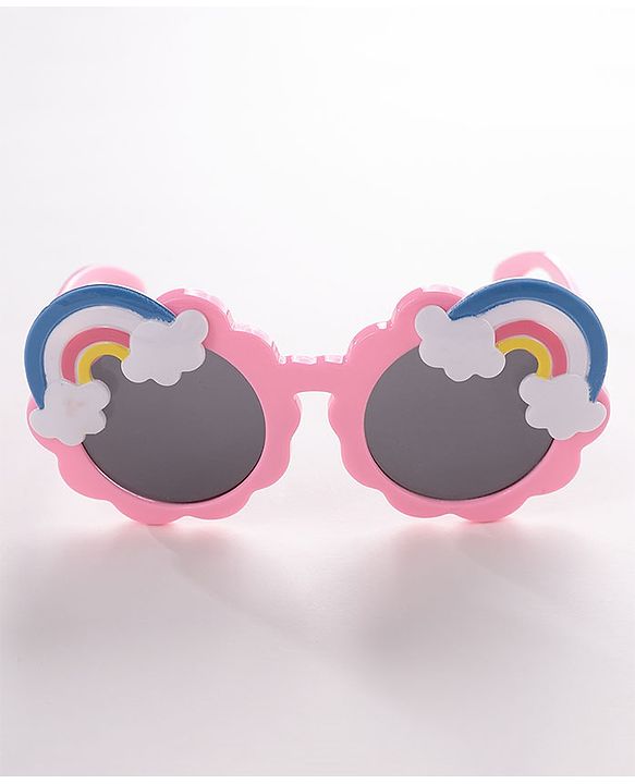 Babyhug Sunglasses Free Size Rainbow Design - Pink