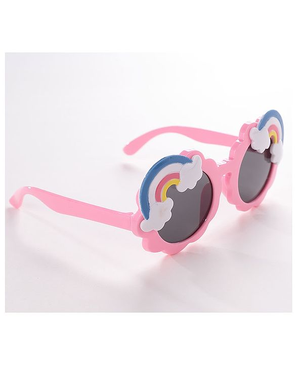 Babyhug Sunglasses Free Size Rainbow Design - Pink