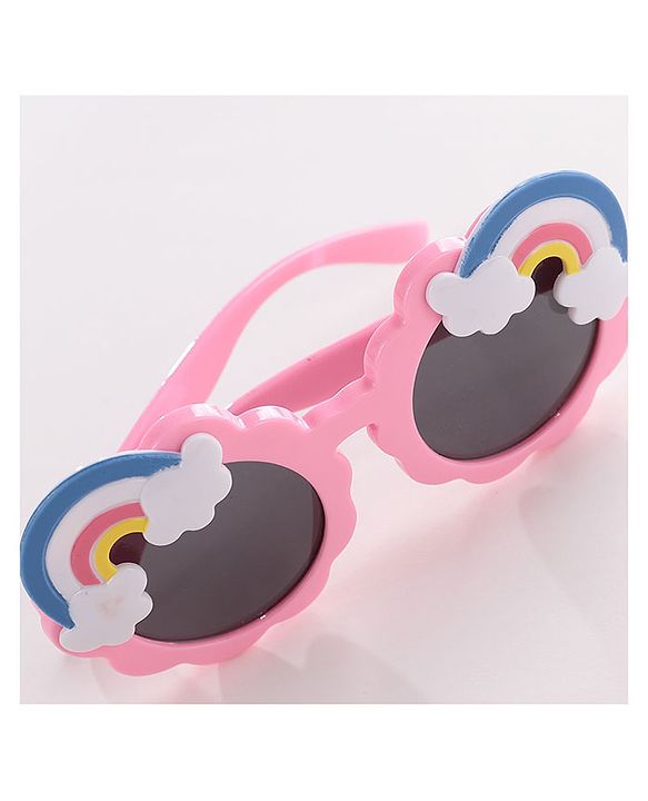 Babyhug Sunglasses Free Size Rainbow Design - Pink
