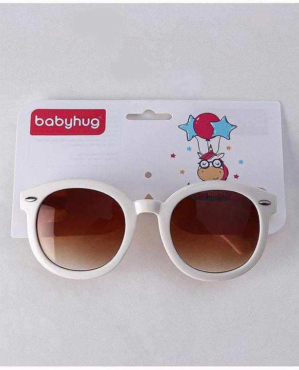 Babyhug Sunglasses Free Size - White