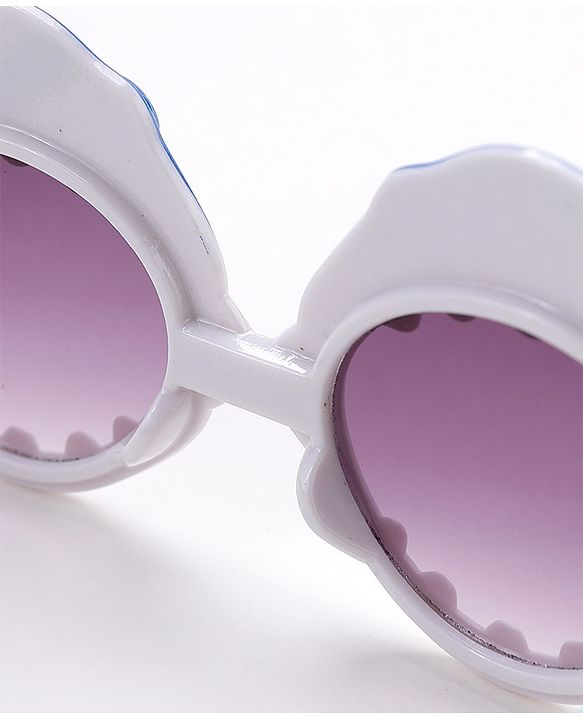 Babyhug Sunglasses Free Size Whale Design -White & Blue