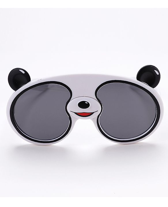 Babyhug Panda Shape Sunglasses -White