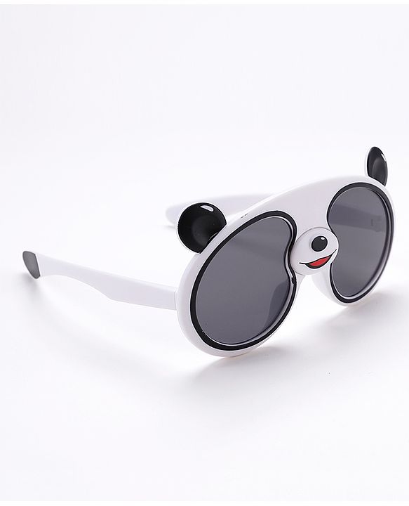 Babyhug Panda Shape Sunglasses -White
