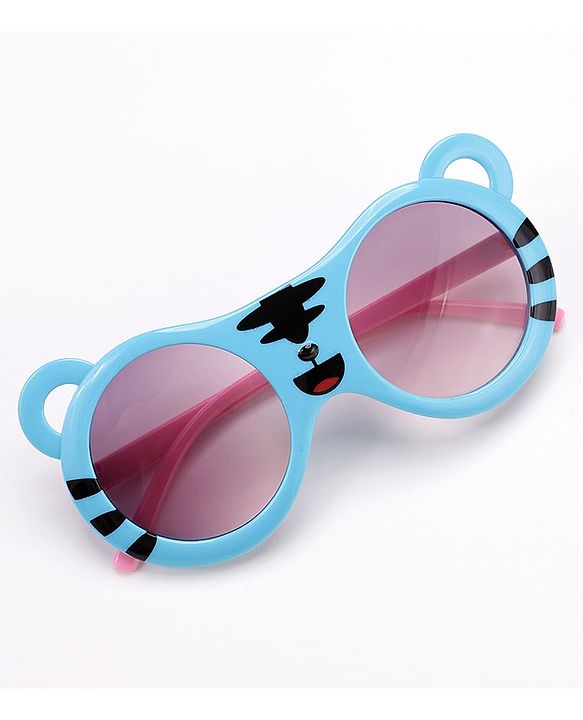 Babyhug Free Size Sunglasses Tiger Print - Blue