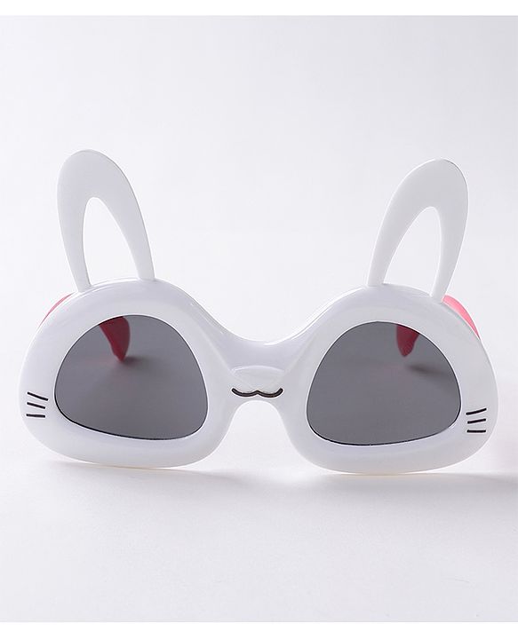 Babyhug Sunglasses with Rabbit Ear Design Free Size- White