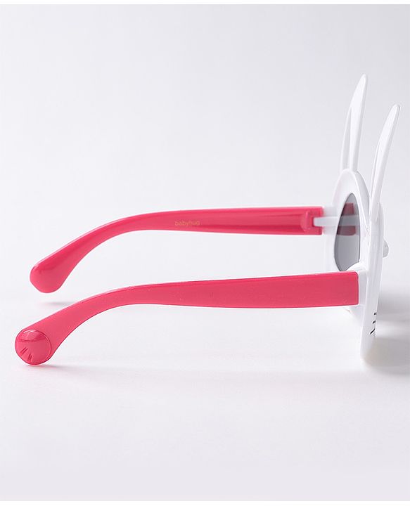 Babyhug Sunglasses with Rabbit Ear Design Free Size- White