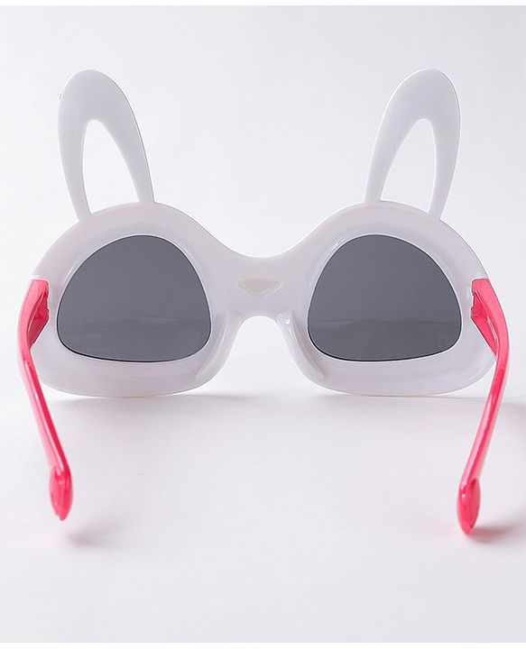 Babyhug Sunglasses with Rabbit Ear Design Free Size- White