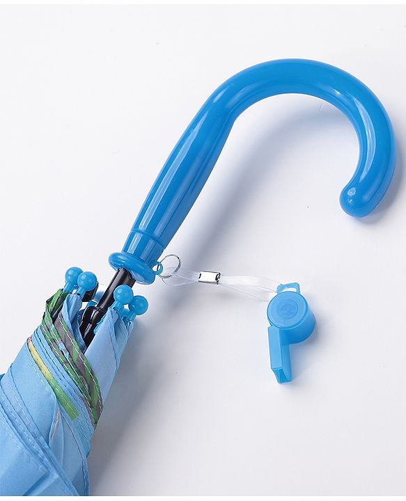Babyhug  Umbrella  Rainbow & Unicorn  Print - Blue