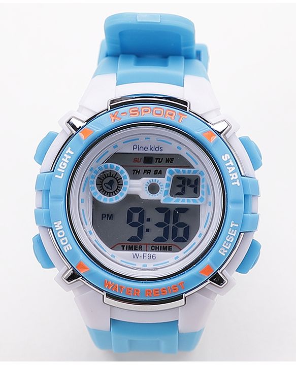 Pine Kids  Free Size Digital Watch- Blue
