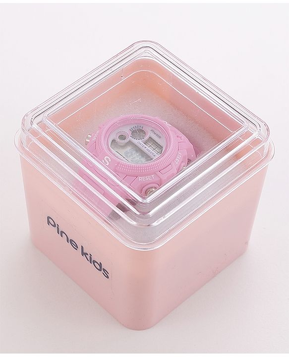 Pine Kids  Free Size Digital Watch - Pink