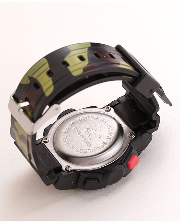 Pine Kids  Free Size Digital Watch - Black