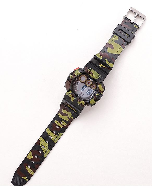Pine Kids  Free Size Digital Watch - Black