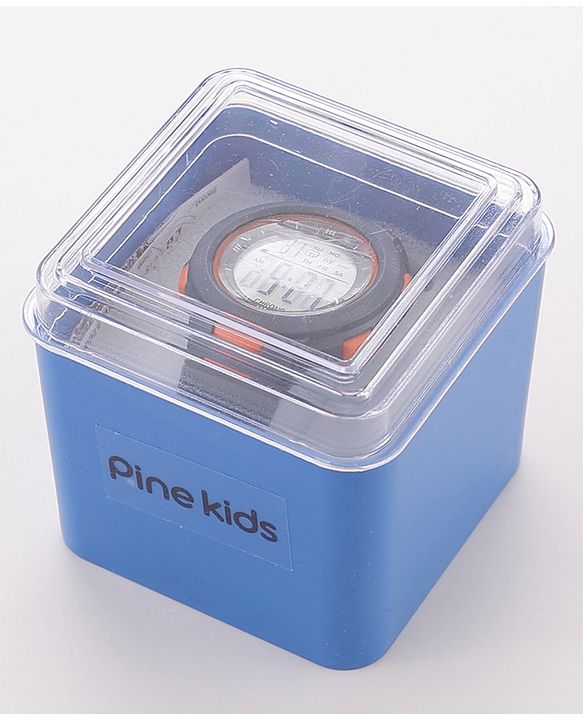 Pine Kids  Free Size Digital Watch - Navy Blue