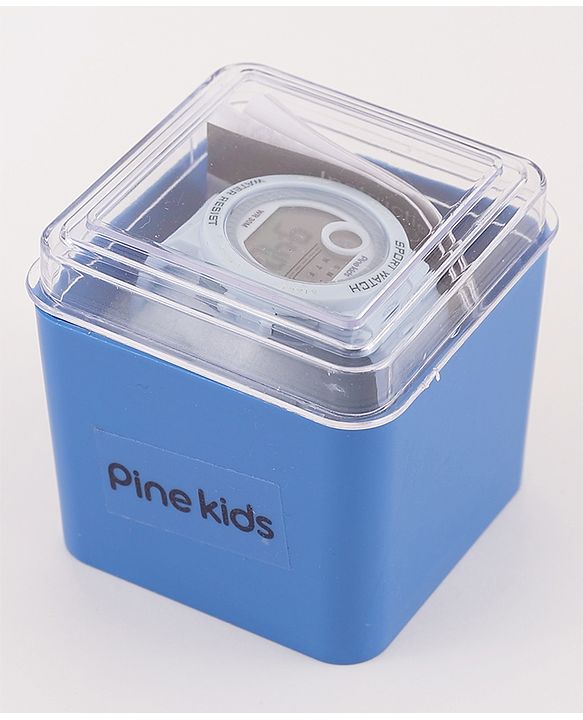 Pine Kids  Free Size Digital Watch - Light Blue