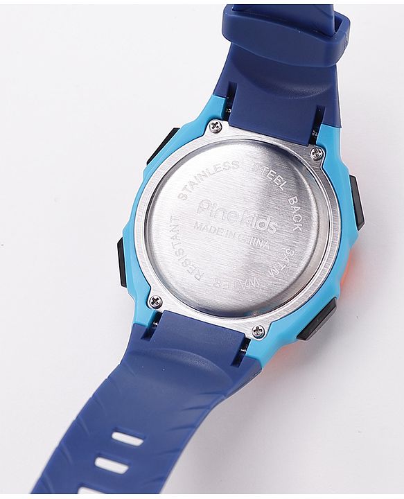 Pine Kids  Free Size Digital Watch - Navy Blue