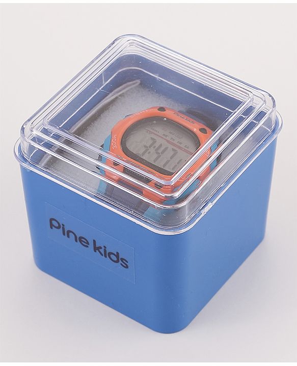 Pine Kids  Free Size Digital Watch - Navy Blue