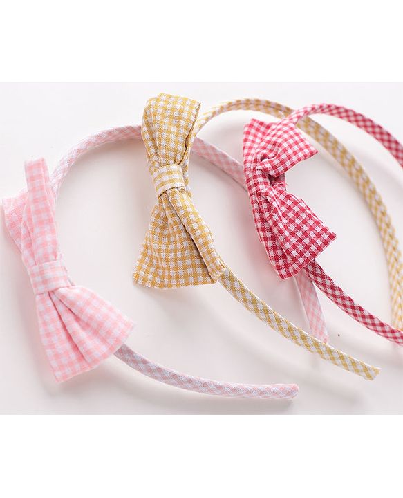 Babyhug Free Size Hair Bands Pack of 3 - Pink
