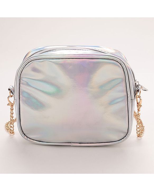 Pine Kids Unicorn Design Sling Bag - Silver