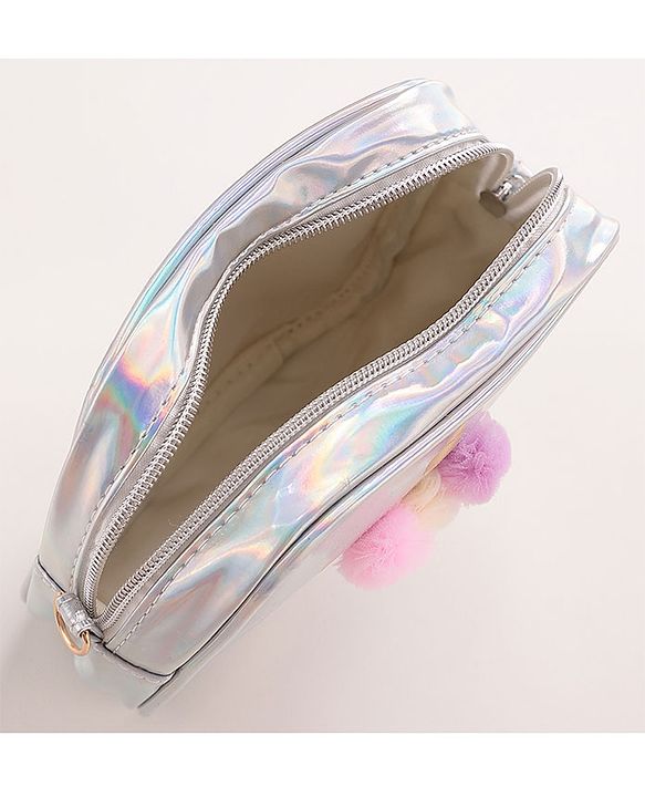 Pine Kids Unicorn Design Sling Bag - Silver