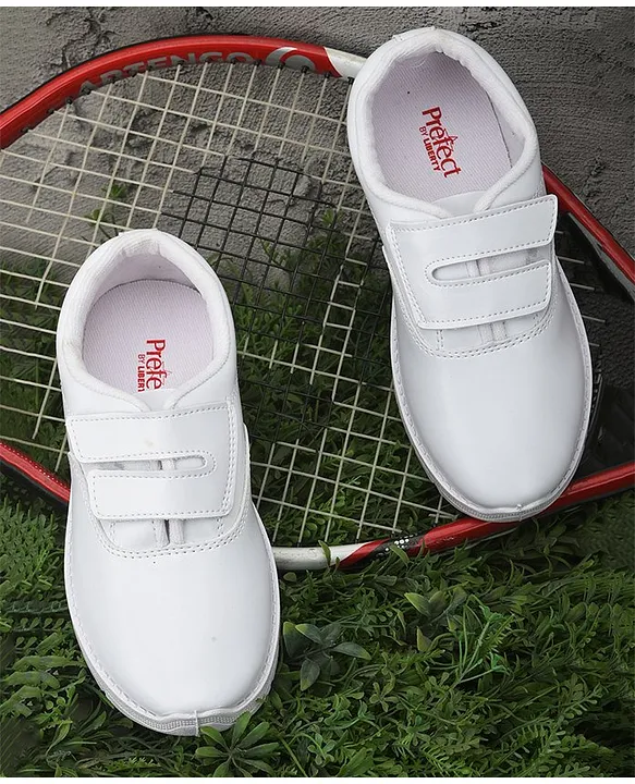 White velcro hot sale school shoes