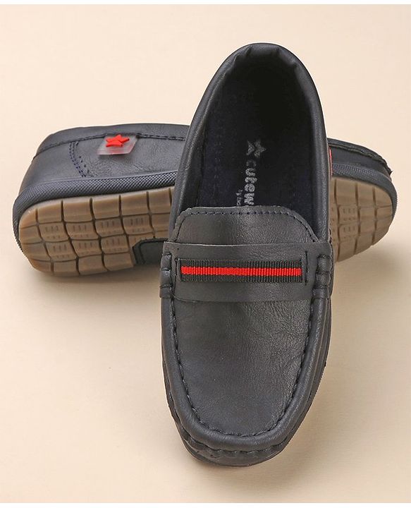 Cute Walk by Babyhug Slip On Loafers - Royal Blue