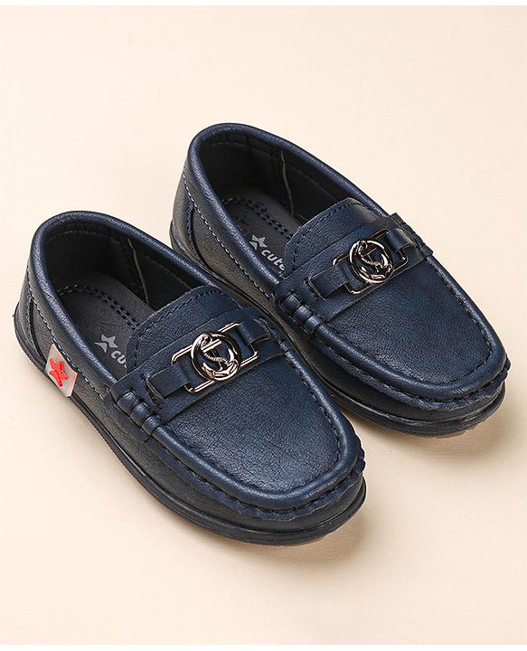Cute Walk by Babyhug Formal & Partywear Slip On Shoes - Blue