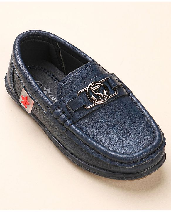 Cute Walk by Babyhug Formal & Partywear Slip On Shoes - Blue