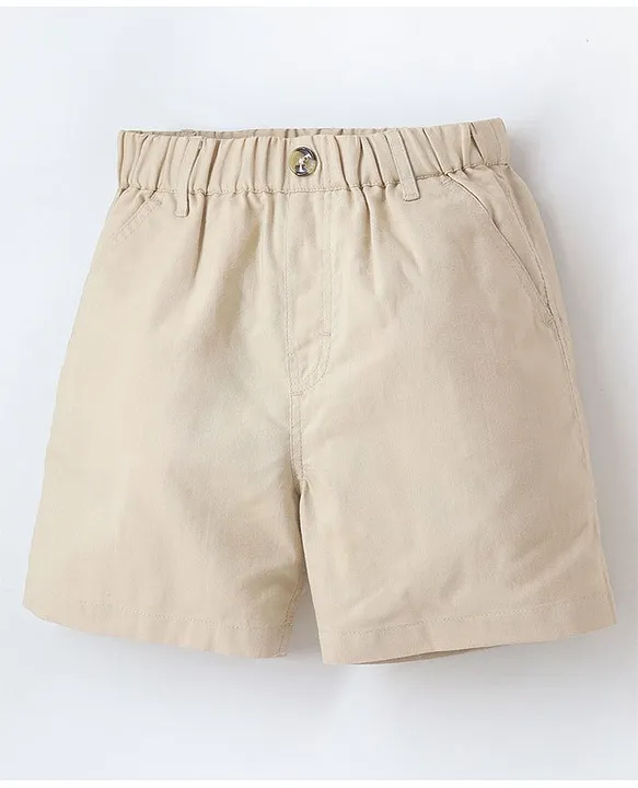 Basic 1- Button Side Slit Hem Shorts - Sugarbee's Boutique