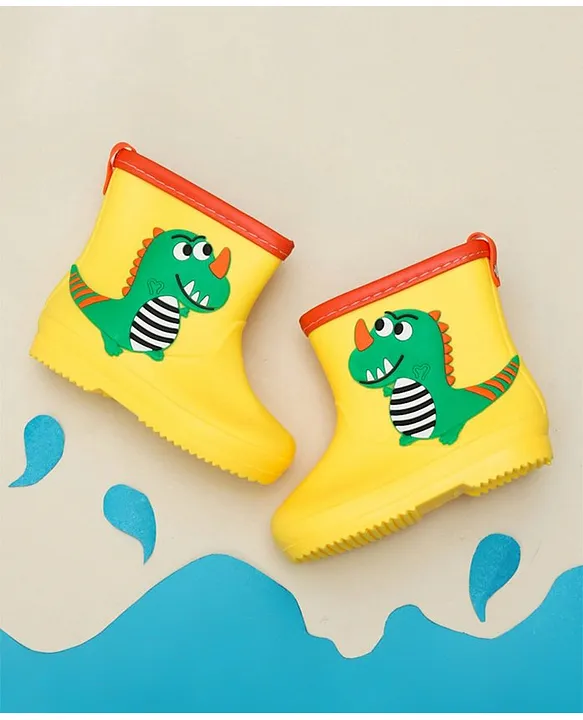 Yellow bee 2025 rain boots