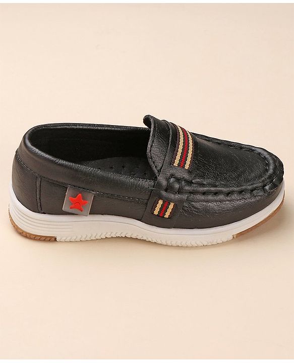 Cute Walk by Babyhug Formal & Partywear Slip On Shoes - Black