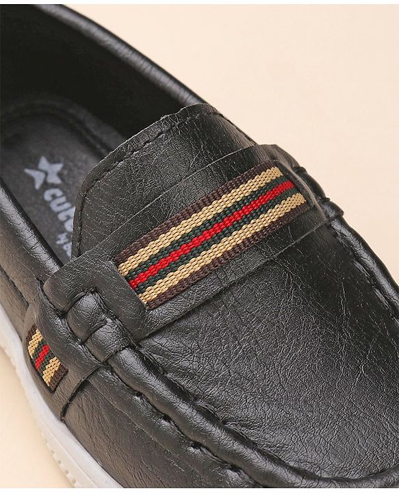Cute Walk by Babyhug Formal & Partywear Slip On Shoes - Black