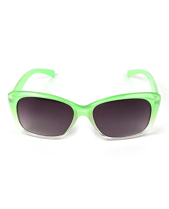 CREATURE Gaga Oversized Sunglasses For Girls(Lens-Purple||Frame-Black||GAGA-004)  - EASYCART