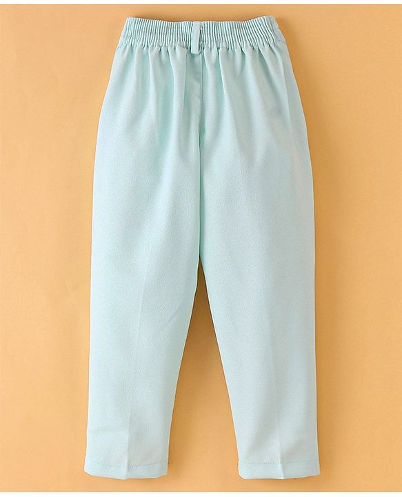 Babyhug Full Sleeves Classic Stretch Fit Party Suit Bow - Mint