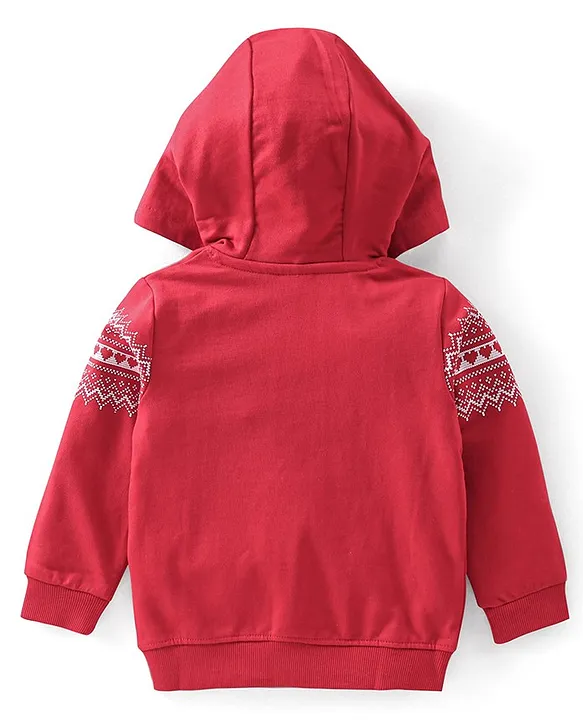 Girls red zip up hoodie online