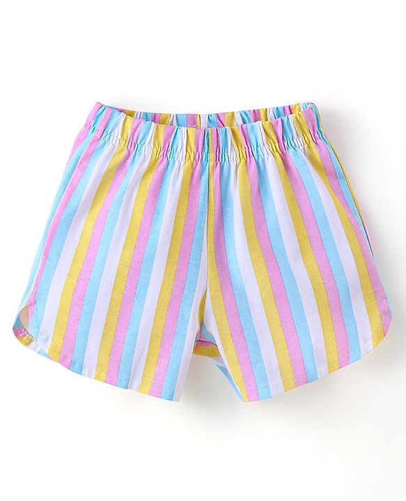 Babyhug Half Sleeves T-Shirt & Night Suit With Text & Cake Print - Yellow & White