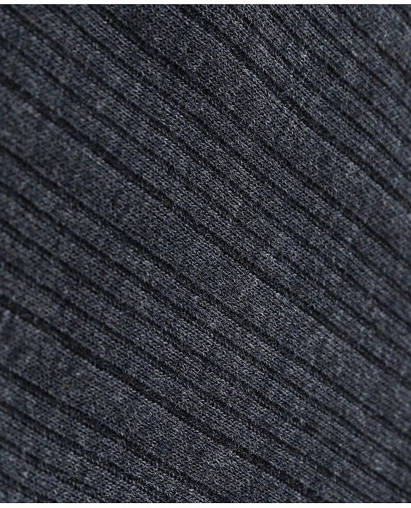 Babyhug Cotton Pull Over Sleeveless Solid Thermal Vest- Dark Grey