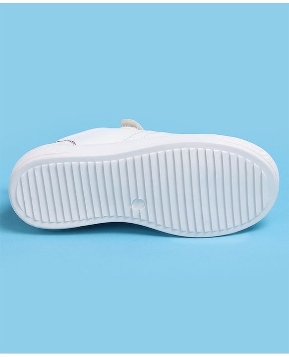 Pine Kids Velcro and Lace Closure Casual Shoes - White