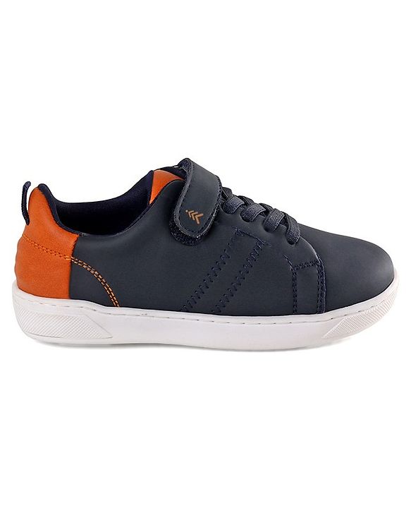 Pine Kids Velcro and Lace Closure Casual Shoes - White