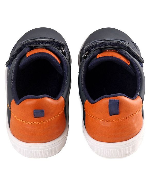 Pine Kids Velcro and Lace Closure Casual Shoes - White