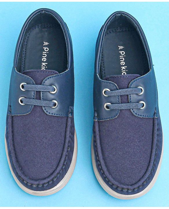 Pine Kids Slip On Color Block Casual Loafer Shoes - Beige