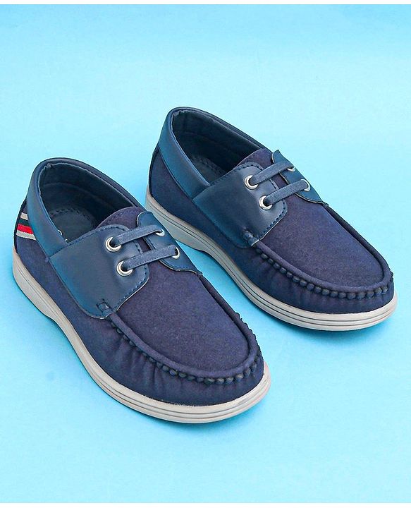 Pine Kids Slip On Color Block Casual Loafer Shoes - Beige