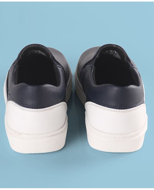 Pine Kids Solid Colour Slip On Casual Shoes - Blue