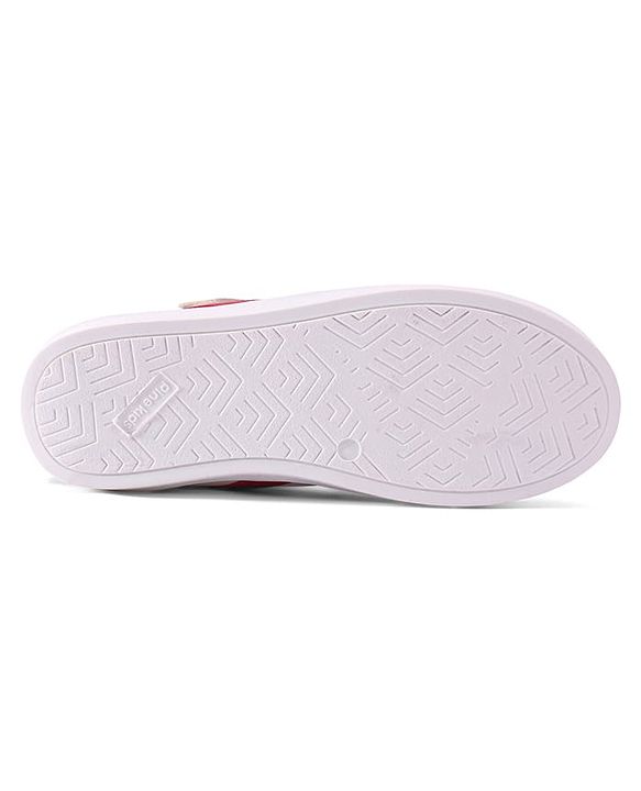 Pine Kids Velcro Closure Sneakers Shoes - White & Red