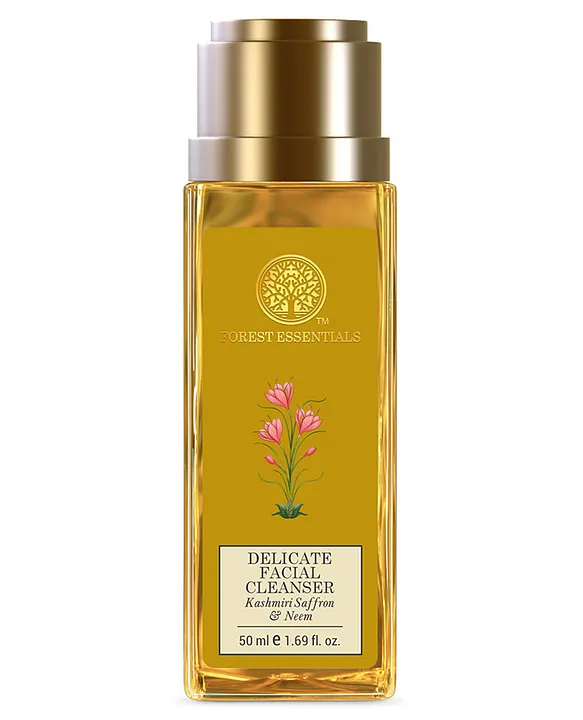 Forest Essentials Travel Size Delicate Facial Cleanser Kashmiri Saffron &  Neem Face Wash 50 ml Online in India, Buy at Best Price from  -  14018269